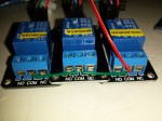 the 3 relays wired