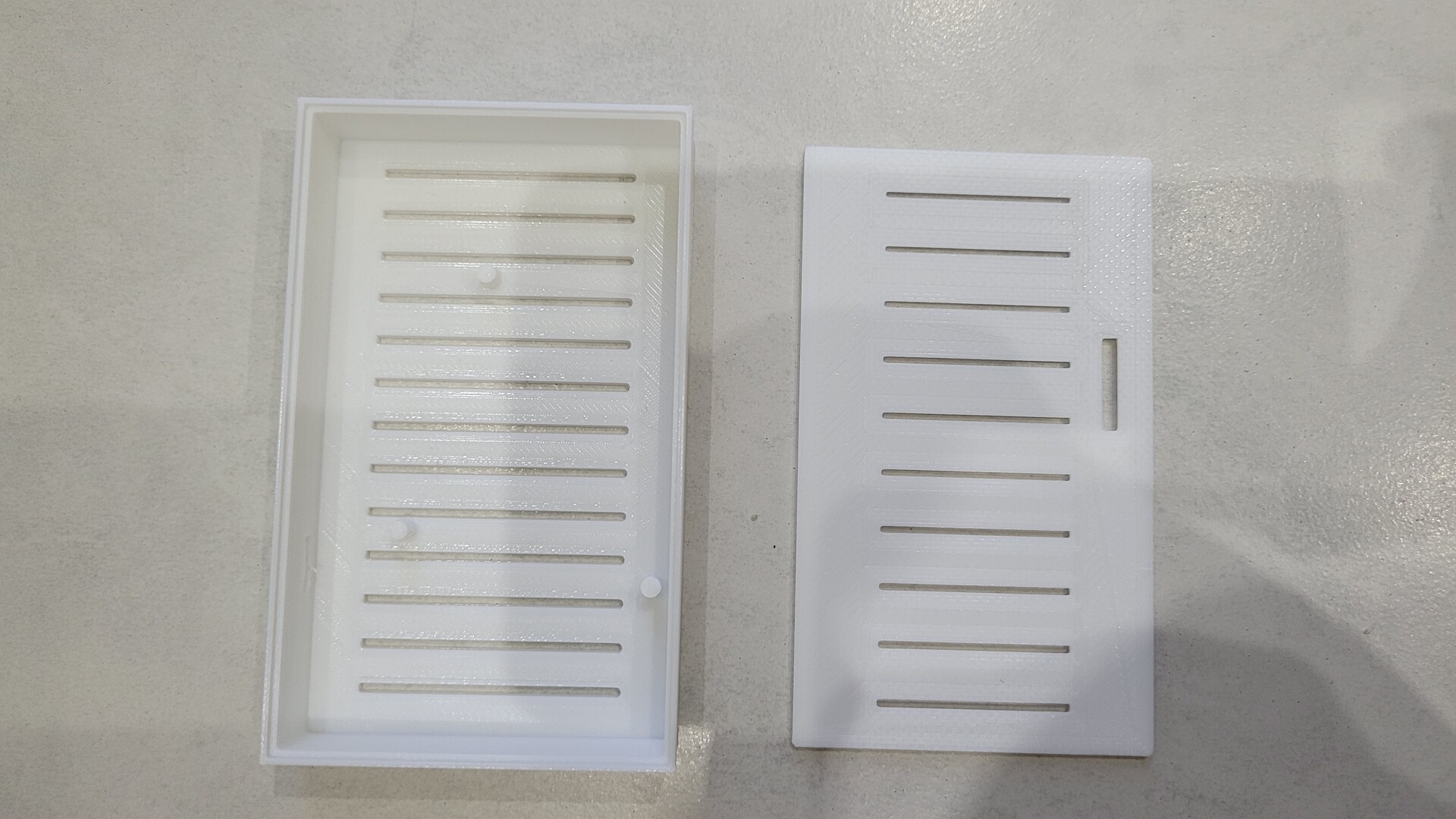 3D-printed RFLink gateway enclosure parts